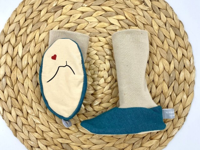 chaussons de portage auvergne Les Mômes des Dômes - Chaussons de portage Auvergne
