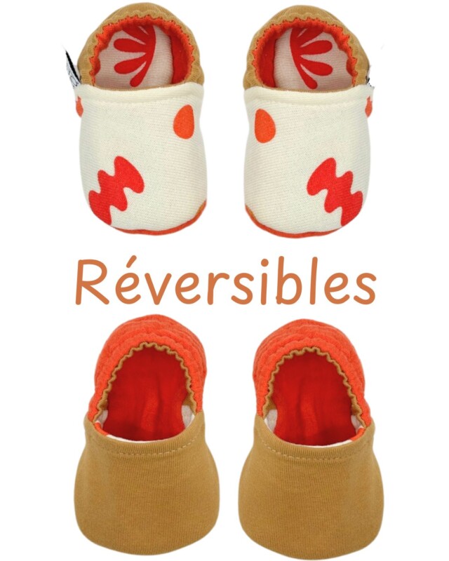 Petit Pote - Chaussons bébé souples – Chats / 18-20