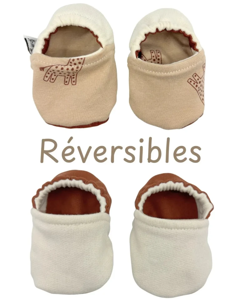 Petit Pote - Coffret naissance Chaussons + Bavoir – 18-20 / Bleu indigo