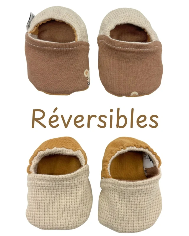 Petit Pote - Chaussons bébé souples – Chats / 18-20