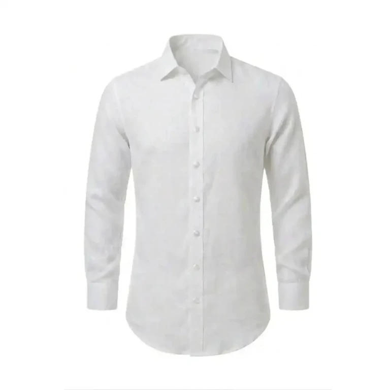 PALÂBA - Chemise en lin blanc homme | Intemporelle – 3XL