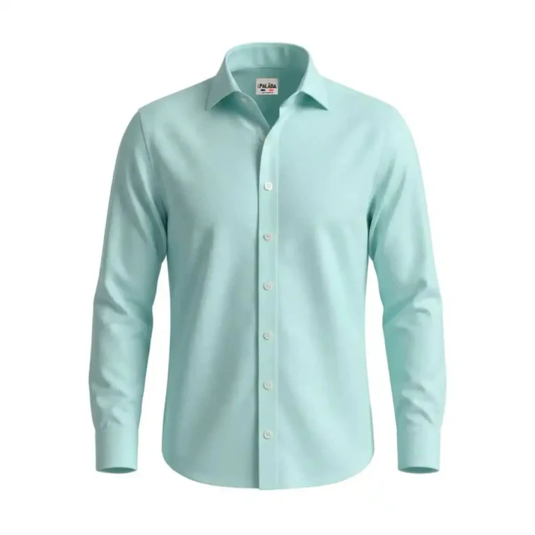 PALÂBA - Chemise vert d'eau homme | Le pastel tendance – 3XL