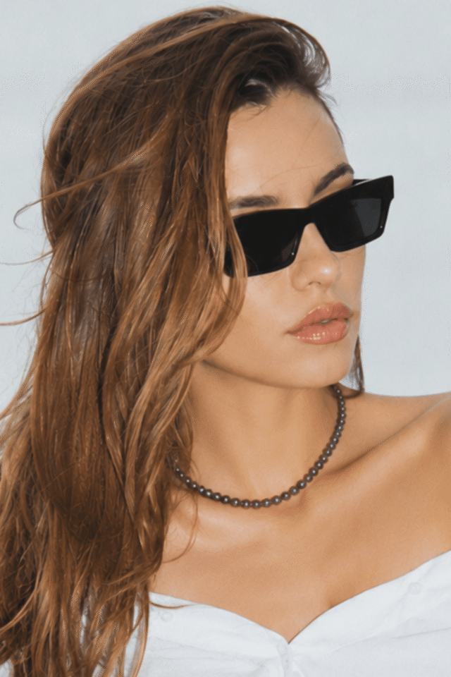 NEIJE - Collier Esmeralda Perles de Culture Noires
