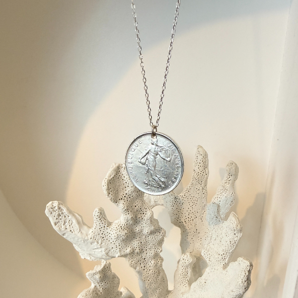 Collier 5 francs par la marque Le P’tit Franc Le P’tit Franc - Collier 5 francs