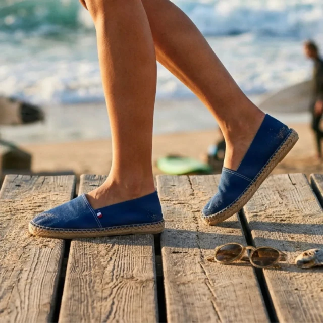 PALÂBA - Espadrille femme Lacanau Bleu