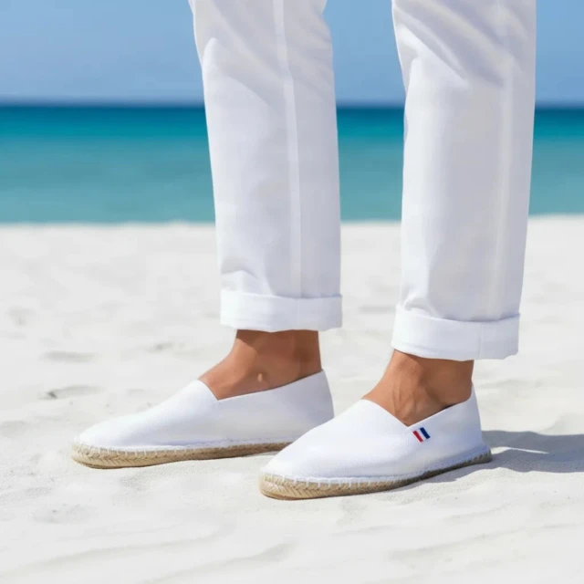 PALÂBA - Espadrille homme Hendaye — Blanc