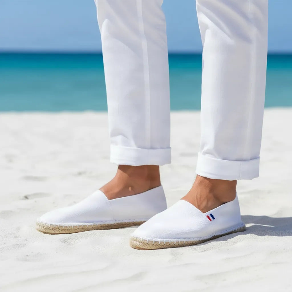 espadrille homme hendaye blanc palaba 942 PALÂBA - Espadrille homme Hendaye — Blanc – 46