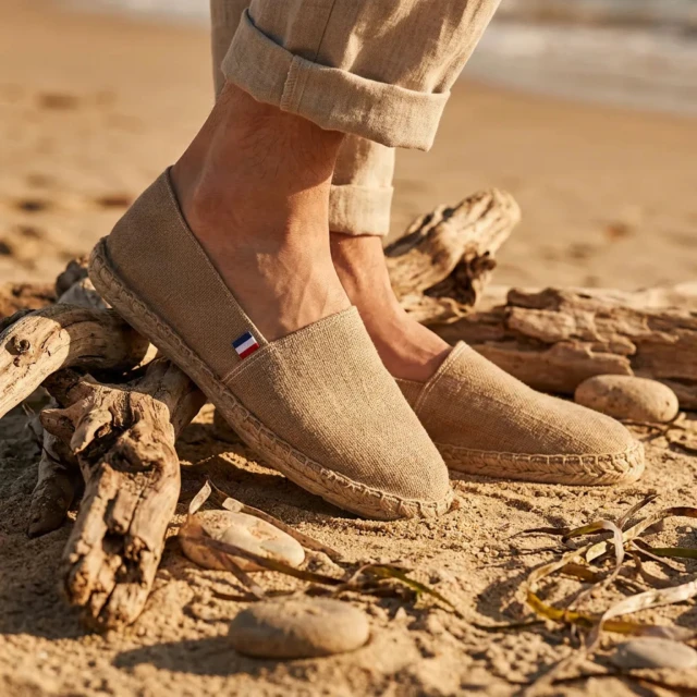 Espadrille homme Landes — Sable par la marque PALÂBA PALÂBA - Espadrille homme Landes — Sable