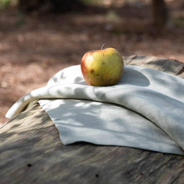 Embrin - Lot de 4 serviettes en lin - Naturel