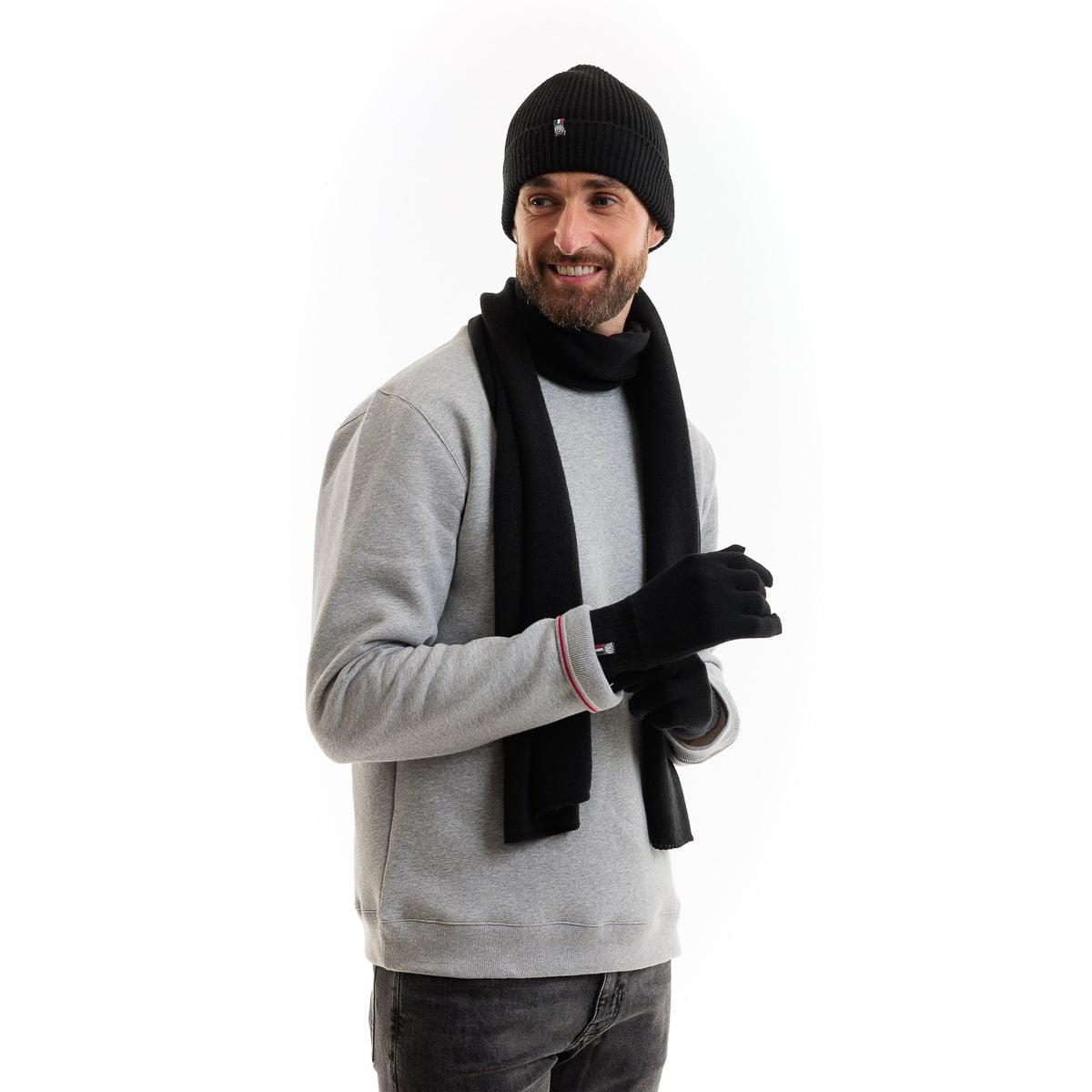 gants homme tactile noir palaba 228 BONNEFOY - Gants homme tactile noir – L/XL