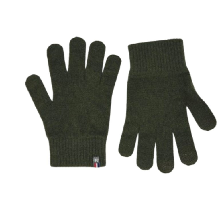 BONNEFOY - Gants laine Kaki Femme – S/M