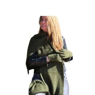 PALÂBA - Gants tactiles femme Kaki