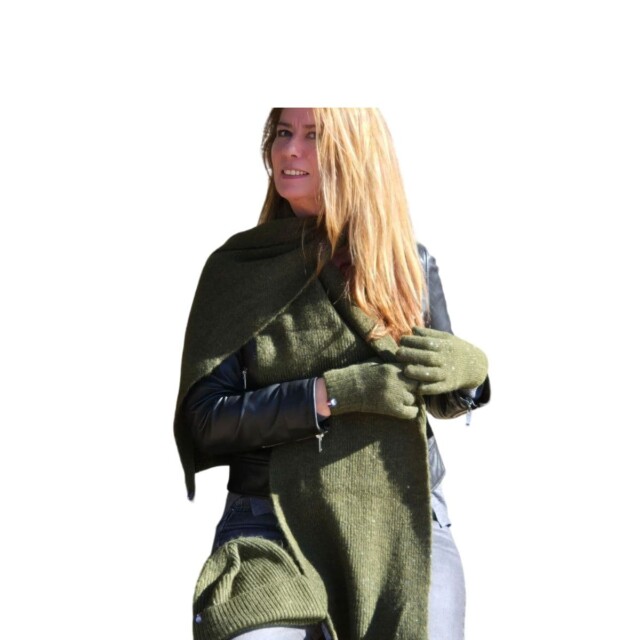 PALÂBA - Gants tactiles femme Kaki