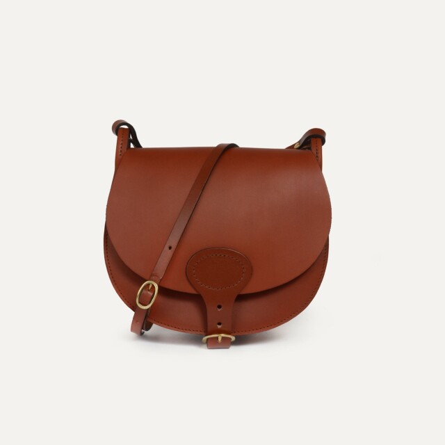 Gibecière Diane M – Rust par la marque Bleu de Chauffe Bleu de Chauffe - Gibecière Diane M – Rust