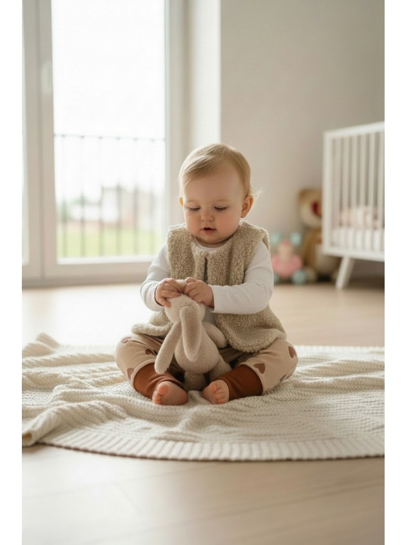 gilet de berger bebe Les Mômes des Dômes - Gilet de berger bébé