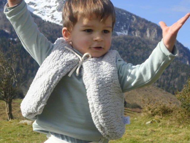 Petit Pote - Gilet sans manches Sherpa