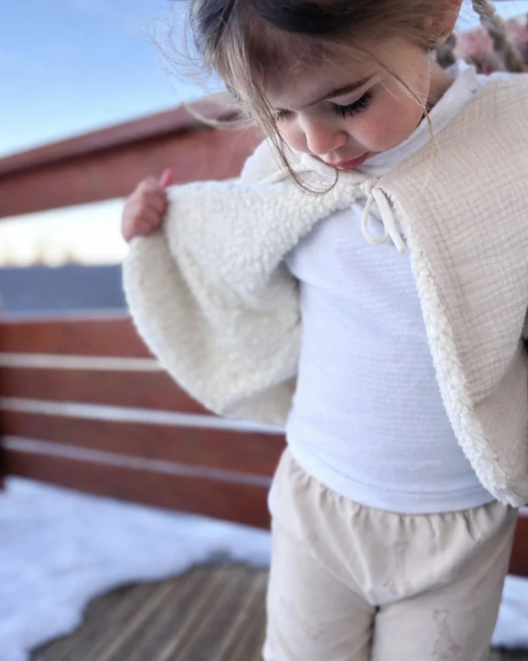 Petit Pote - Gilet sans manches réversible / Coton bio