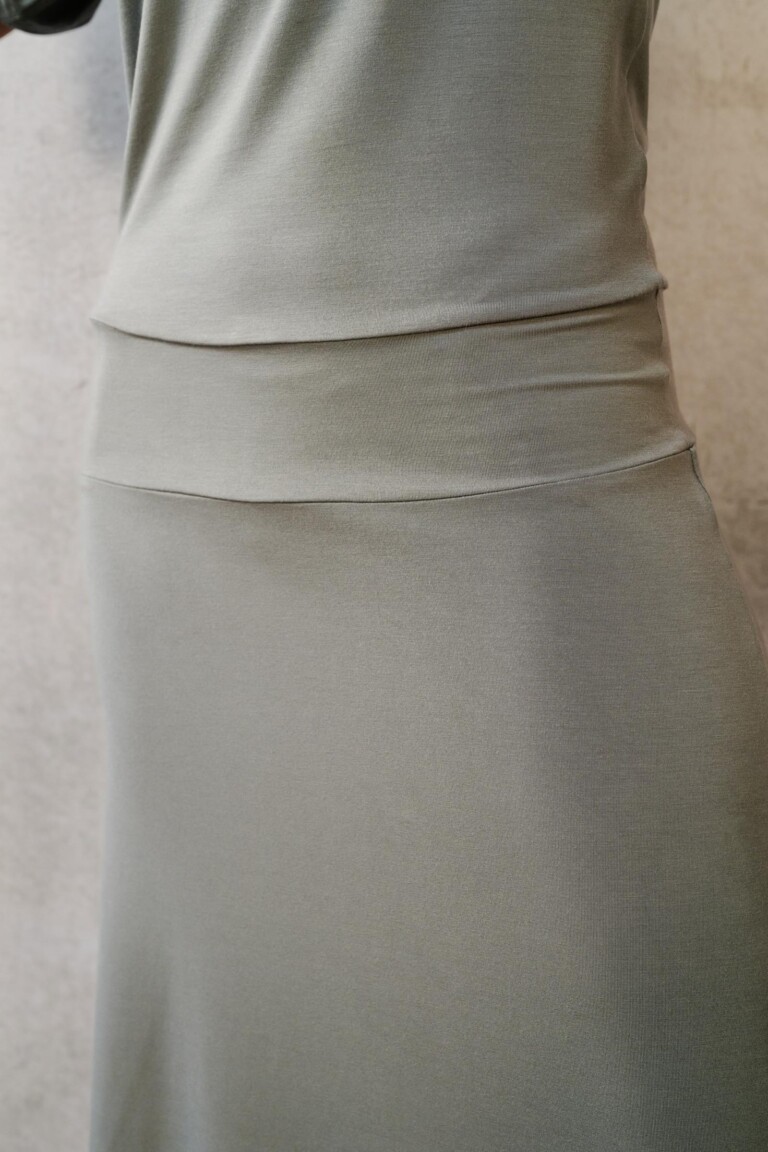Thelma Rose - Robe midi fluide Gloria – T3 (42/44) / Kaki