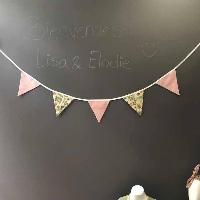 Les Mômes des Dômes - Guirlande de fanions Lisa