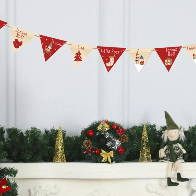 L’Atelier BABY’SPHERE - Guirlande joyeux Noël personnalisable