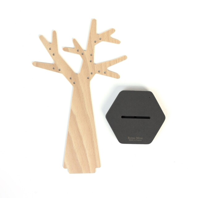 Reine Mère - L'Arbre à boucles d'oreilles – Socle hexagonal