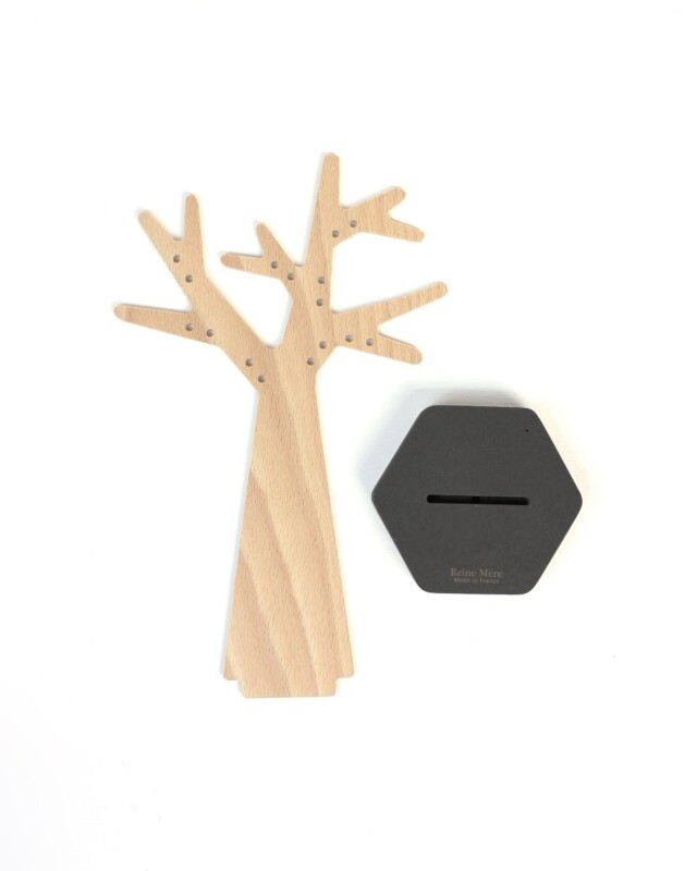 Reine Mère - L'Arbre à boucles d'oreilles – Socle hexagonal