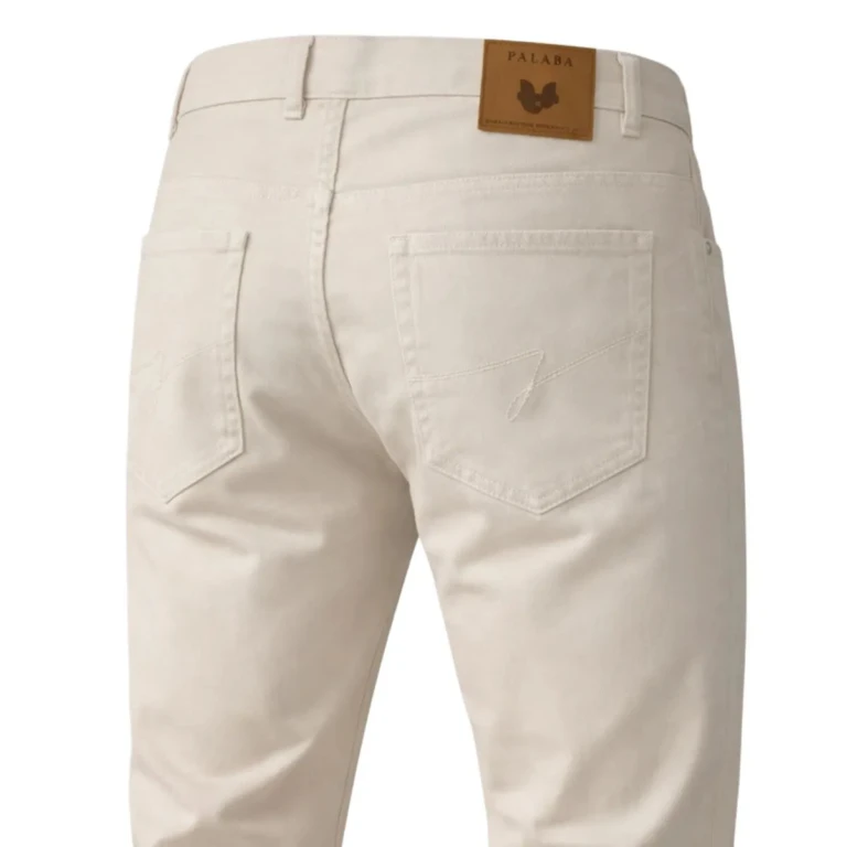 PALÂBA - Jean beige homme | Coupe droite – 38