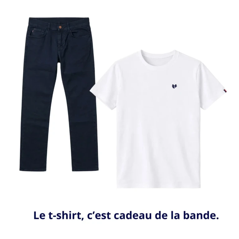 PALÂBA - Jean bleu nuit homme | Coupe droite – 44