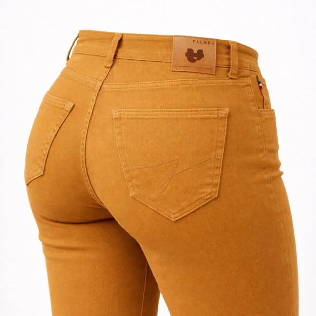 PALÂBA - Jean français Femme Cognac – 52