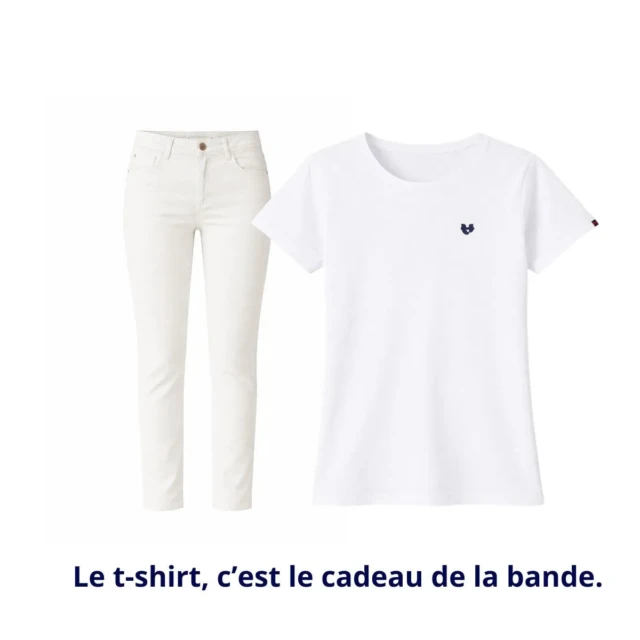 PALÂBA - Jean français Femme Ecru – 48