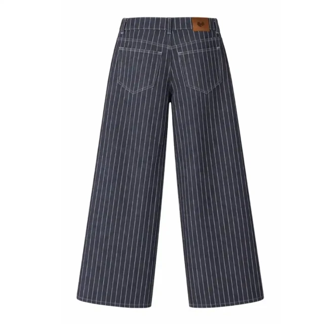 PALÂBA - Jean Extra large femme rayé – 44