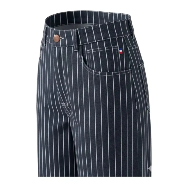 PALÂBA - Jean Extra large femme rayé – 44