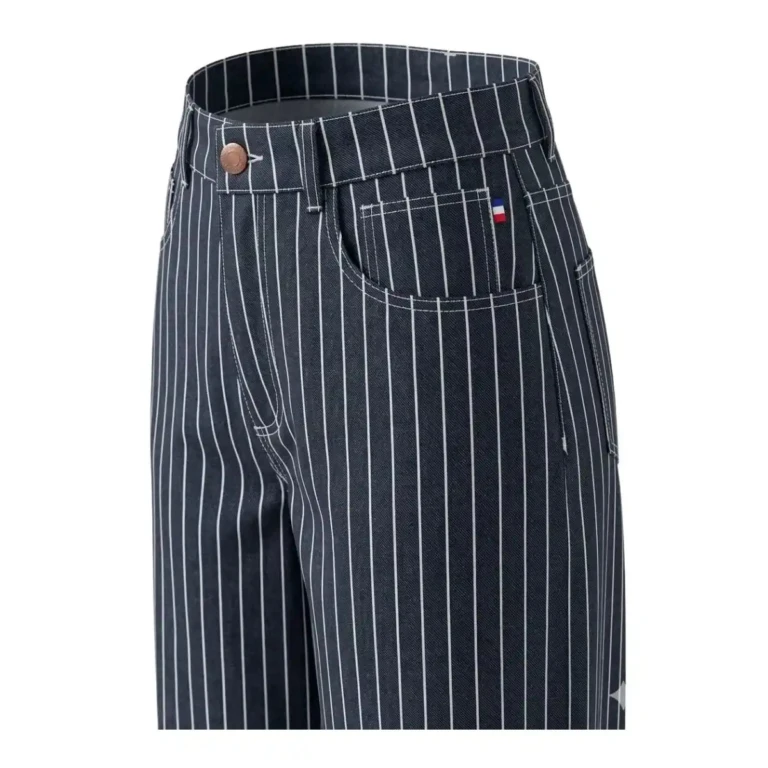 PALÂBA - Jean Extra large femme rayé – 44