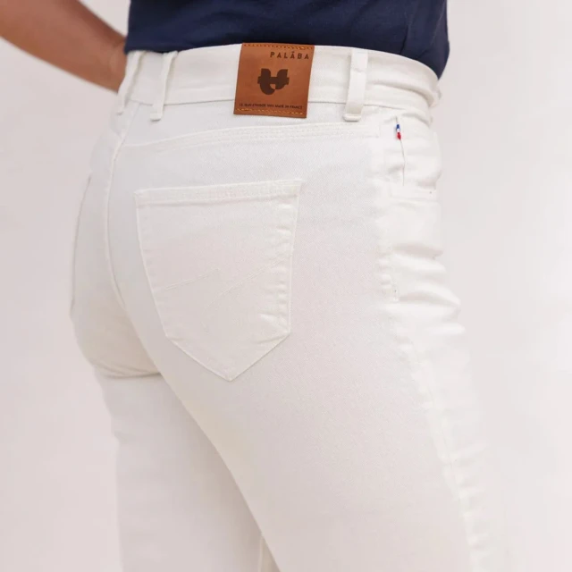 PALÂBA - Jean français Femme Ecru – 48