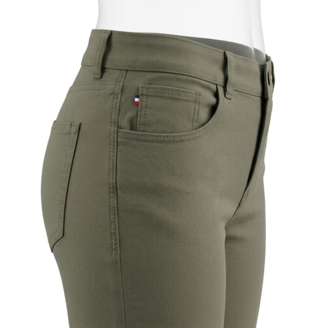 PALÂBA - Jean français Femme Kaki – 52