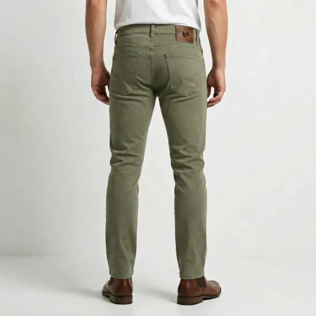 PALÂBA - Jean français Homme Kaki – 52