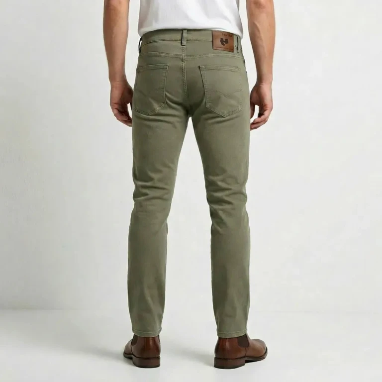PALÂBA - Jean français Homme Kaki – 52