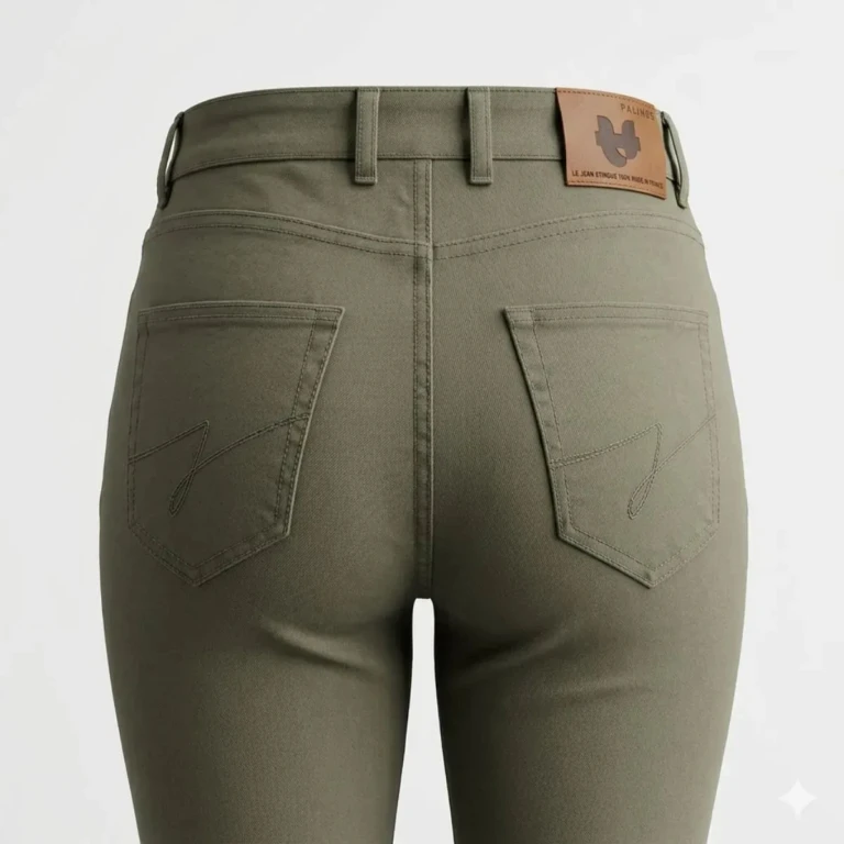 PALÂBA - Jean français Femme Kaki – 52