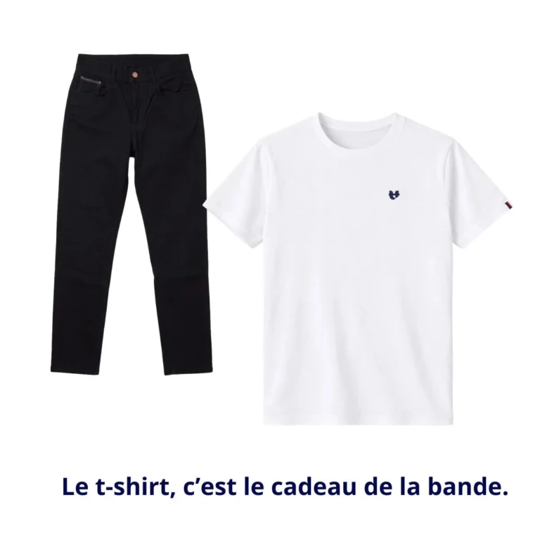 PALÂBA - Jean noir coupe droite | Homme – 46