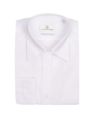 La Chemise Française - Chemisier Twill Fin Blanc