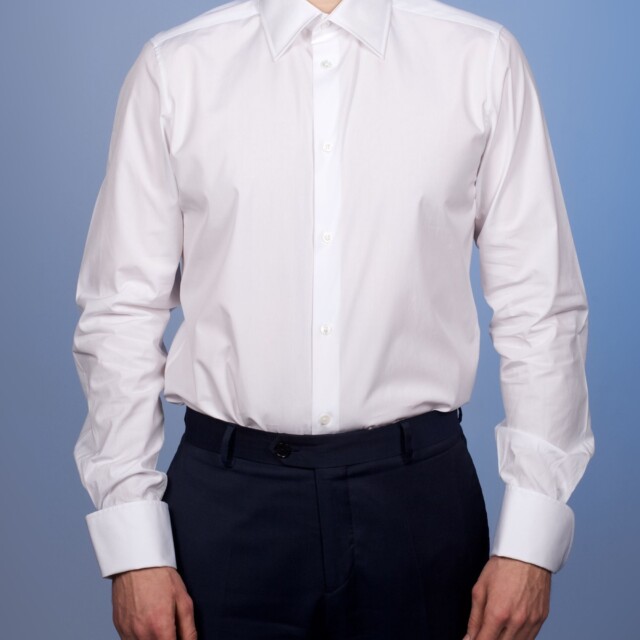 La Chemise Française - Chemise Virtuose Blanche – Droite / 50
