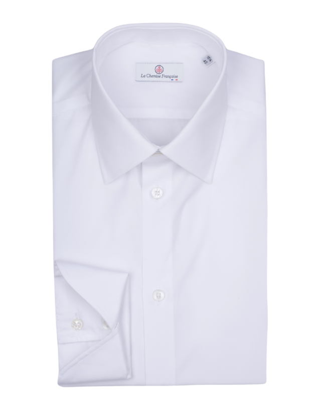 Chemise Virtuose Blanche par la marque La Chemise Française La Chemise Française - Chemise Virtuose Blanche