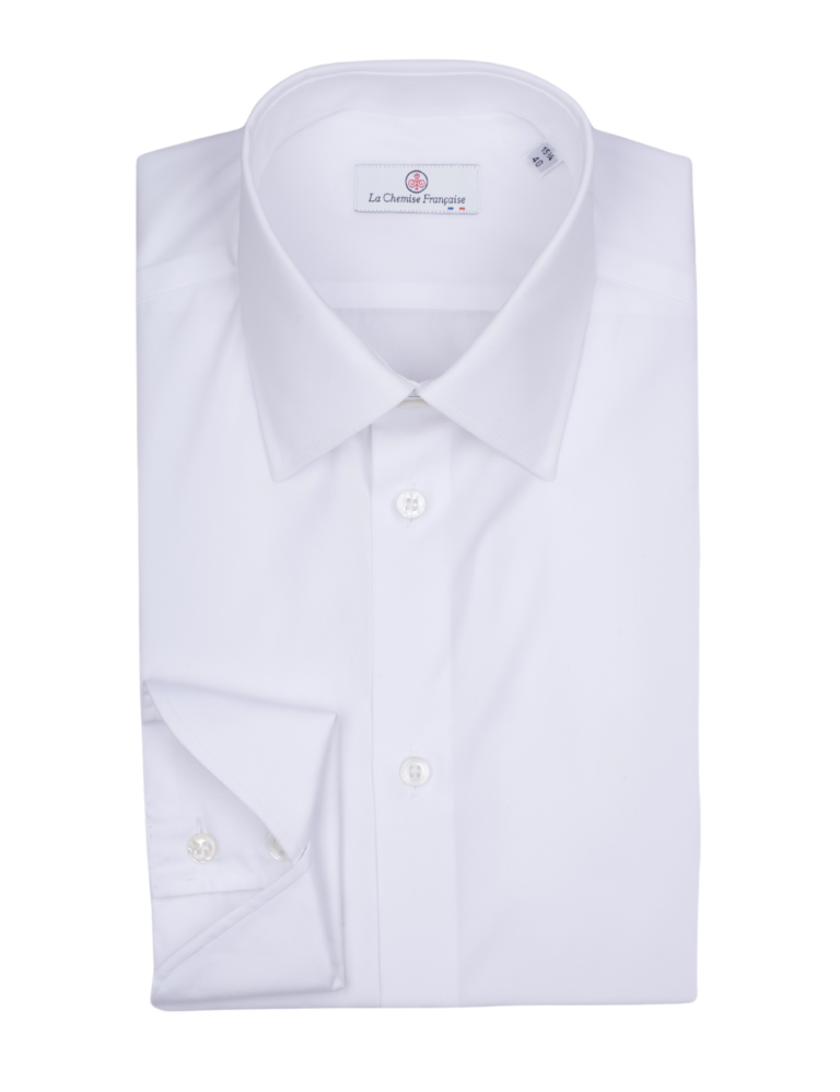 La Chemise Française - Chemise Virtuose Blanche – Droite / 50
