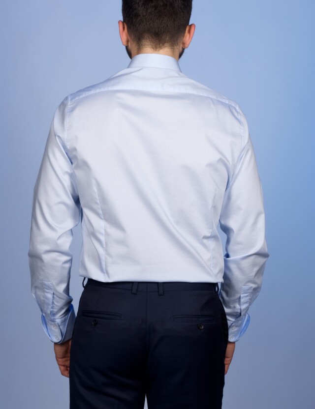 La Chemise Française - Chemise Virtuose Bleu Ciel – Droite / 50