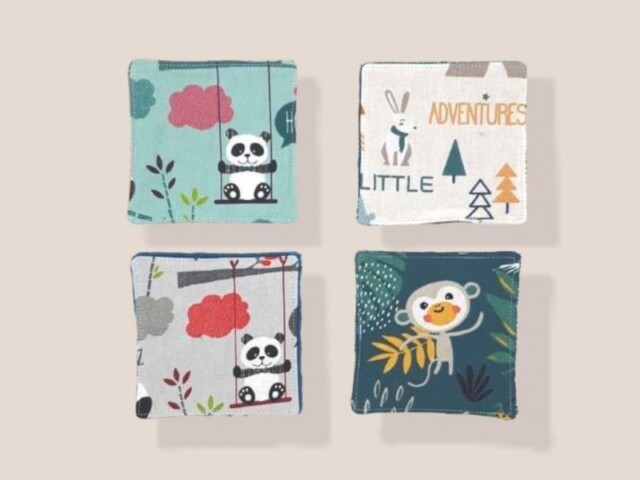 lingettes lavables pour le change Les Mômes des Dômes - Lingette pour le change