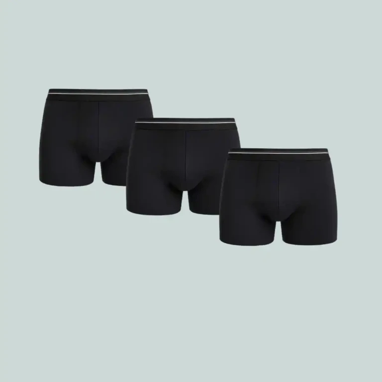 PALÂBA - Lot 3 boxers coton noir – XL