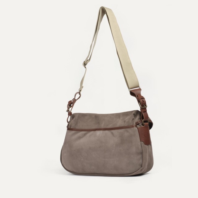 Bleu De Chauffe - Musette du pêcheur S / Cuir Velours - Amande