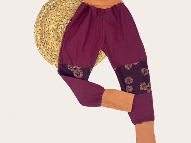 pantalon evolutif genoux renforces agathe Les Mômes des Dômes - Pantalon évolutif genoux renforcés Agathe