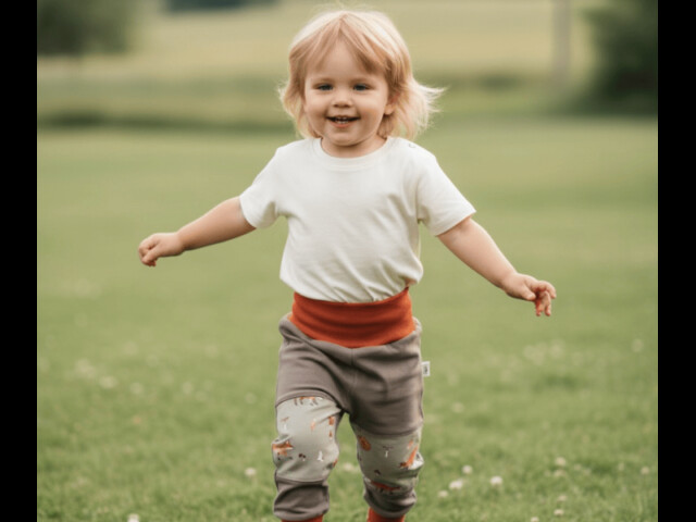 pantalon evolutif genoux renforces bernard Les Mômes des Dômes - Pantalon évolutif genoux renforcés Bernard