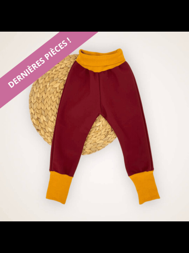 Pantalon outdoor Bordeaux par la marque Les Mômes des Dômes Les Mômes des Dômes - Pantalon outdoor Bordeaux